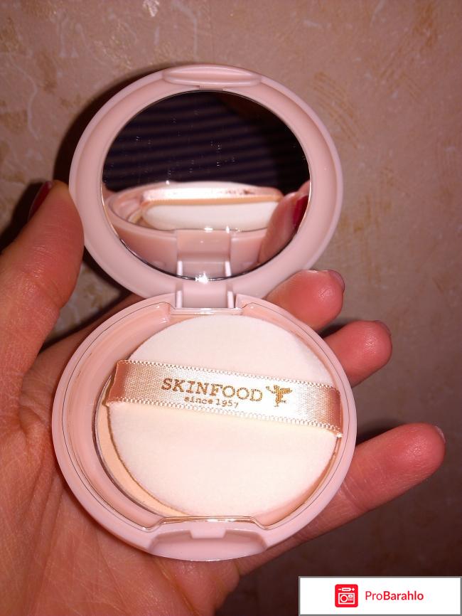 Компактная пудра Skinfood Peach Sake Pore Pact 