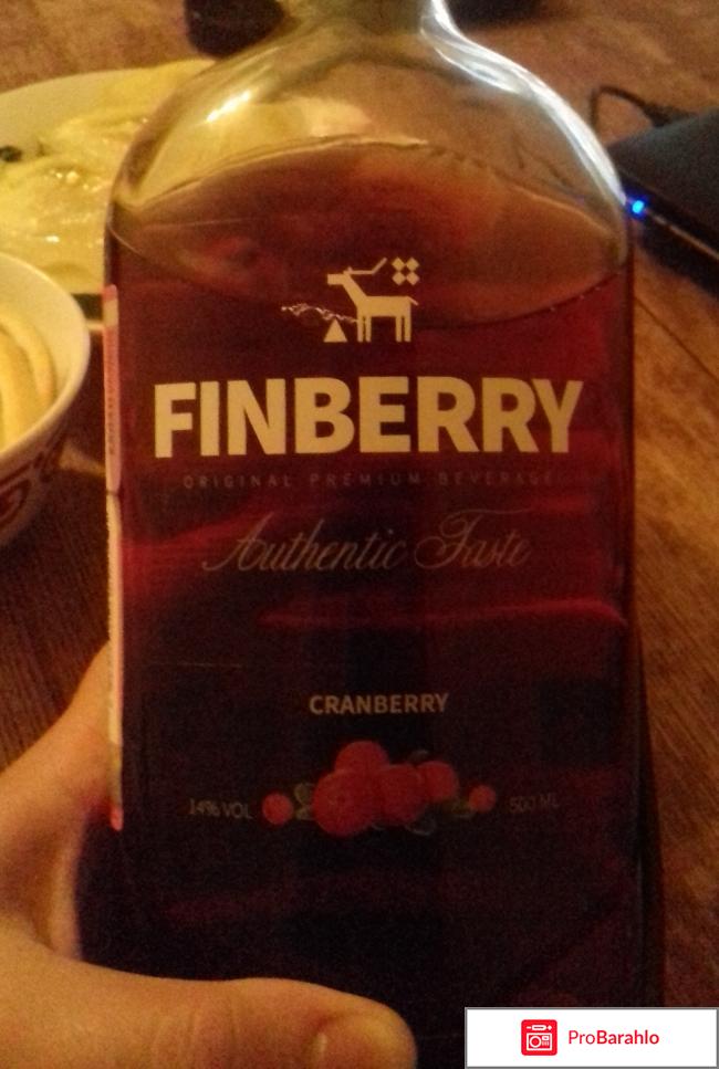 Напиток винный особый сладкий Finberry Cranberry 