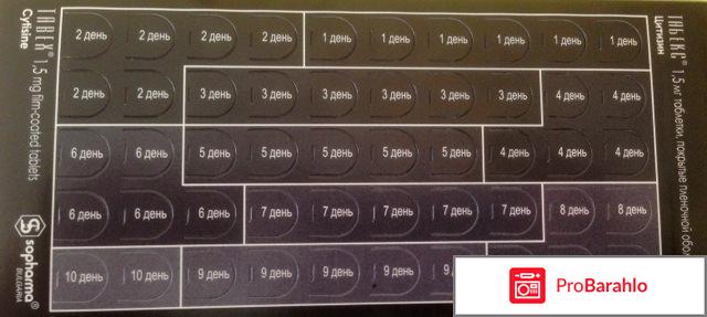 Табекс цена инструкция отрицательные отзывы