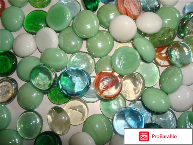 Стеклянные камушки 