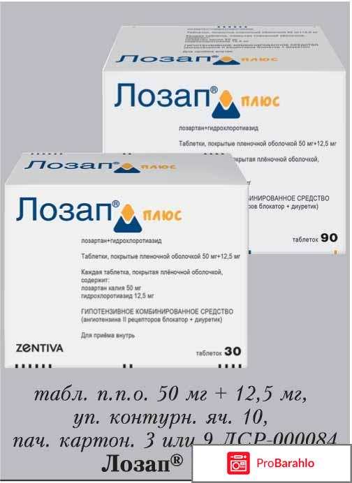 Лозап плюс отзывы врачей 