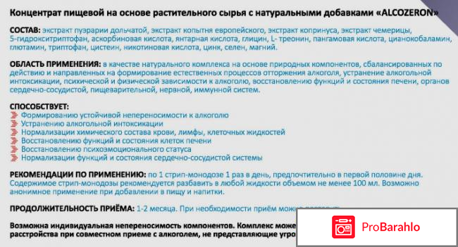 Алкозерон отзывы цена в аптеке отрицательные отзывы