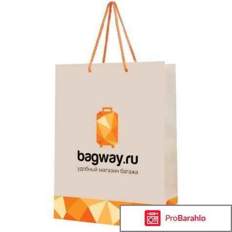 Bagway отрицательные отзывы