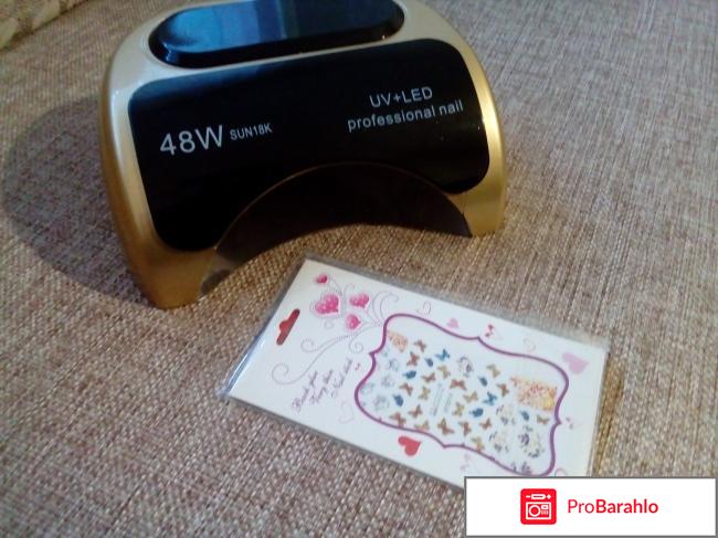 Лампа для полимеризации гель-лака SUN18K 48W обман