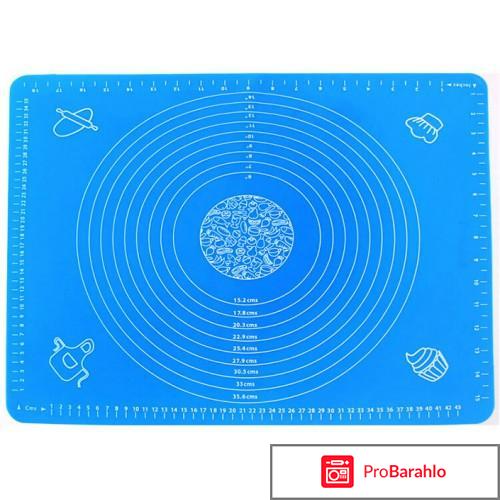 Коврик для раскатки теста и выпечки силиконовый