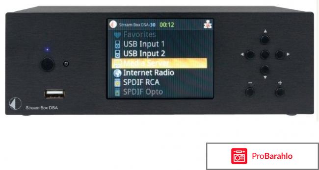 Сетевой проигрыватель Pro-Ject Stream Box DSA Black отрицательные отзывы