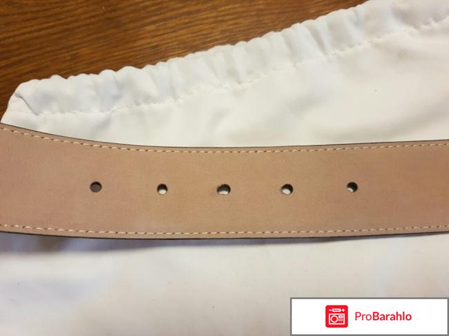 Ремень Signature leather belt модель GC191-07 фото