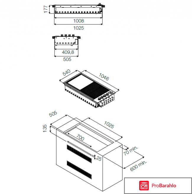 Встраиваемый барбекю Fulgor Milano SBQ 100 G X 