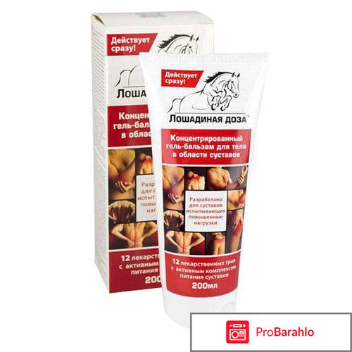 Лошадиная доза гель бальзам 200мл отрицательные отзывы