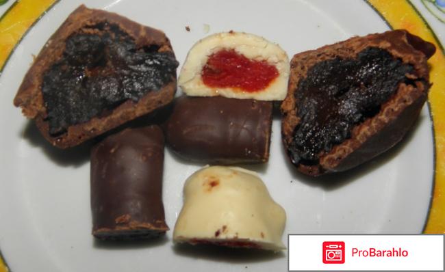 Конфеты Любимов Фрукты в шоколаде ассорти отзывы владельцев