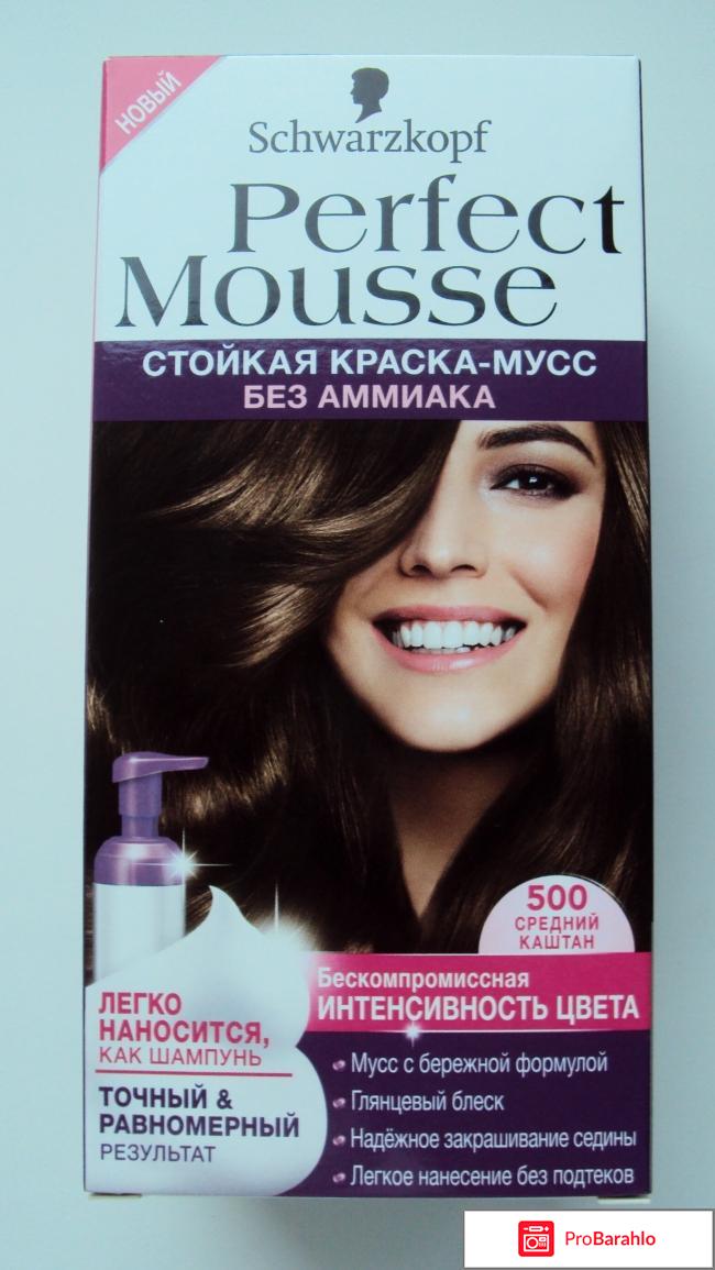 Стойкая краска-мусс Perfect Mousse 