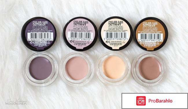 Maybelline color tattoo тени обман