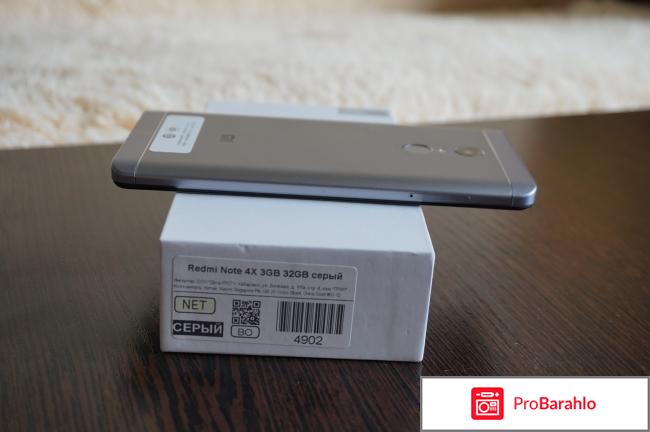 Смартфон Xiaomi Redmi Note 4X 16GB/3GB (Black/Черный) реальные отзывы