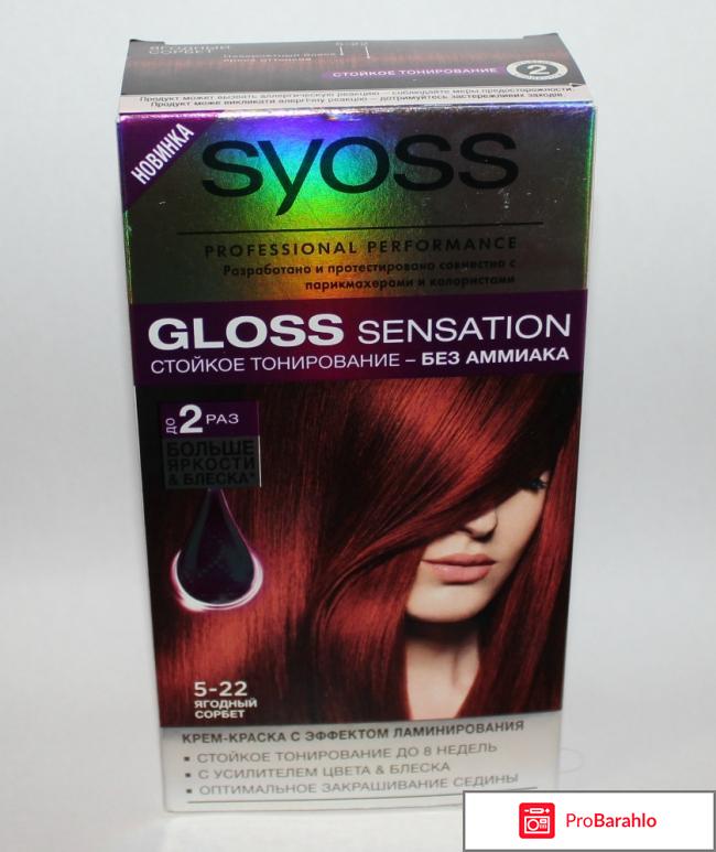 Краска для волос SYOSS Gloss sensation 