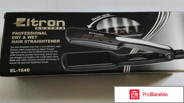 Eltron - professional dry & wet hair straighteher EL-1640 