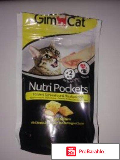 Лакомство GimCat Nutri Pockets 