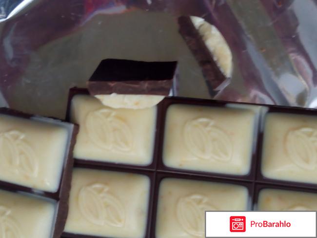 Темный шоколад и белый шоколад Nestle с цедрой апельсина 