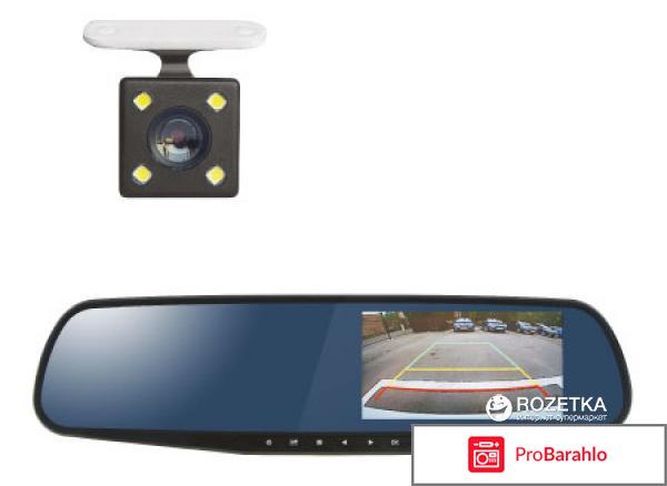 Видеорегистратор зеркало с камерой 