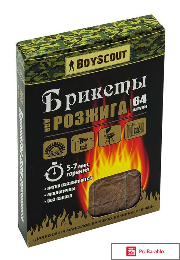 Брикеты для розжига BOYSCOUT 61115 отрицательные отзывы