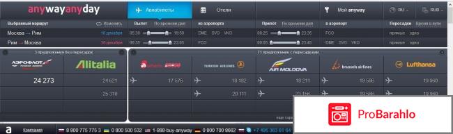Энивэйэнидэй авиабилеты официальный сайт обман