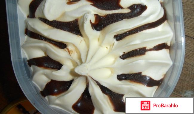 Мороженое Золотой стандарт Пломбир с суфле и шоколадным наполнителем обман