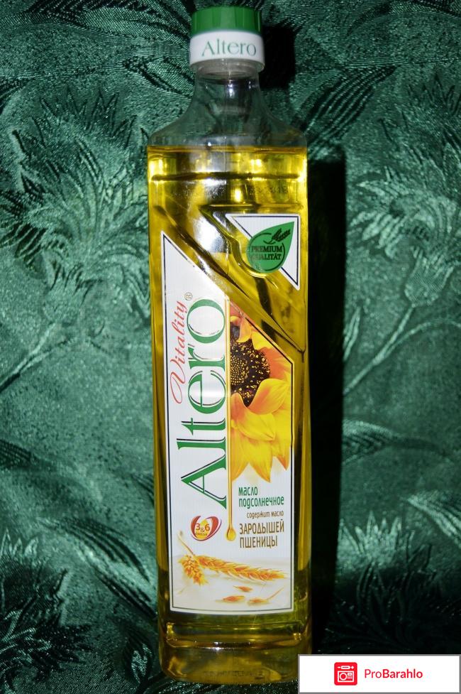 Подсолнечное масло Altero Vitality с добавлением масла из зародышей пшеницы 