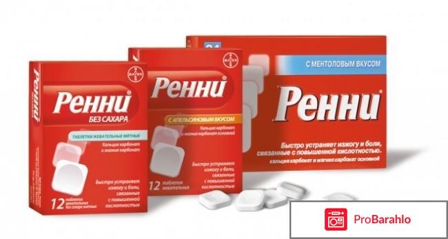 Таблетки Ренни 