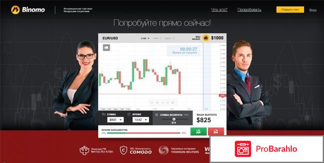 Binomo бинарные опционы обман