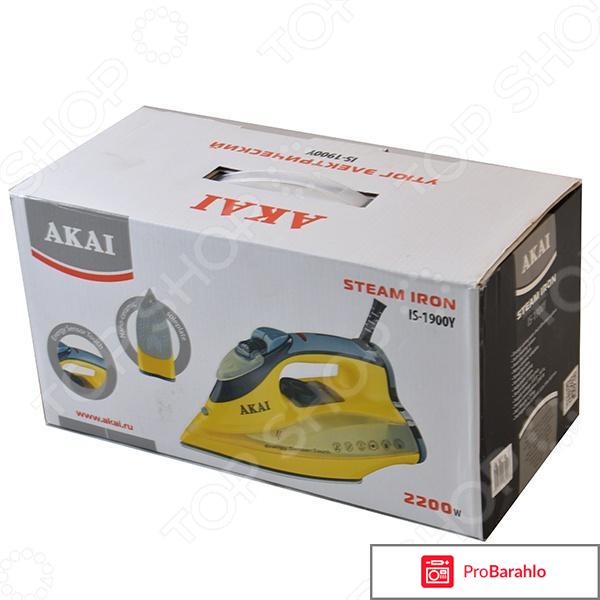 Утюг AKAI IS-1900Y обман