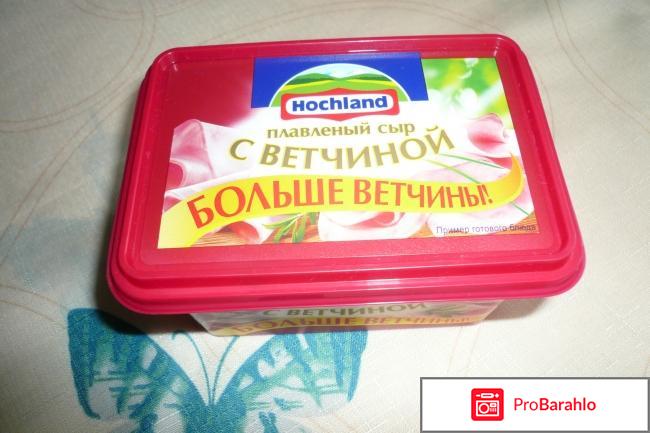 Сыр плавленый Hochland с ветчиной 