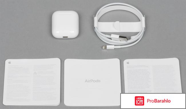 AirPods - беспроводные наушники и кабель для iPhone отрицательные отзывы