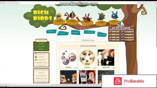 Http rich birds com обман