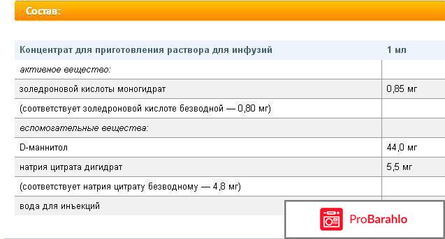 Резокластин отзывы пациентов отрицательные отзывы