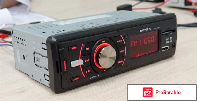 Supra SFD-100U, Black автомагнитола MP3 