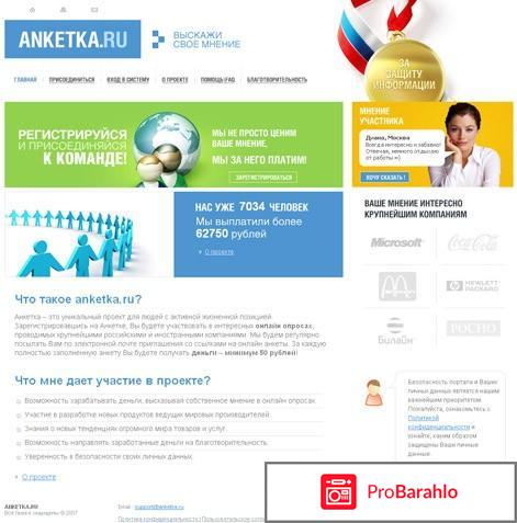 Платные опросы - anketka.ru 
