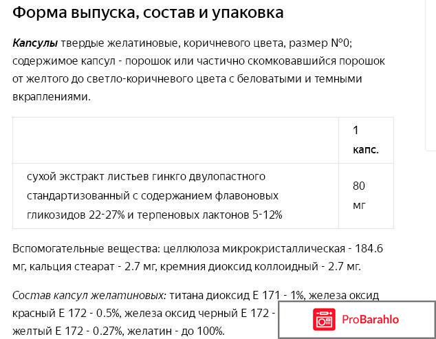 Гинкоум отзывы врачей обман