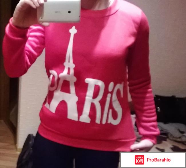 Свитшот AliExpress women star Paris Eiffel Tower casual hoodies sweatshirt Couple Baseball реальные отзывы