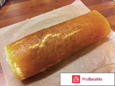 Бисквитный рулет с вареной сгущенкой