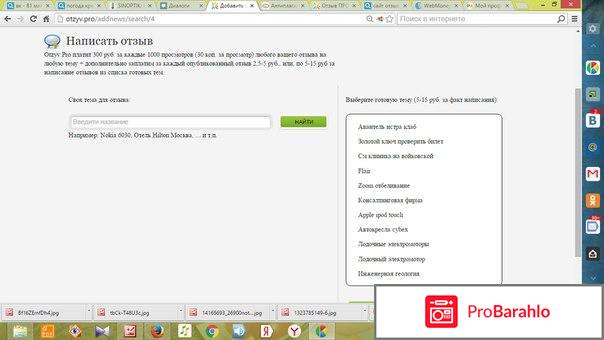 Отзыв про- сайт для дополнительного заработка отрицательные отзывы