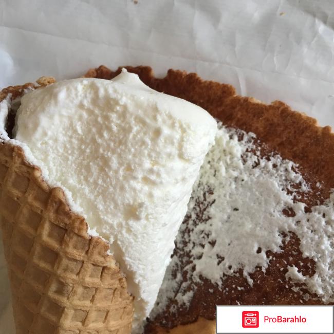 Настоящий пломбир. Рожок-гигант фото