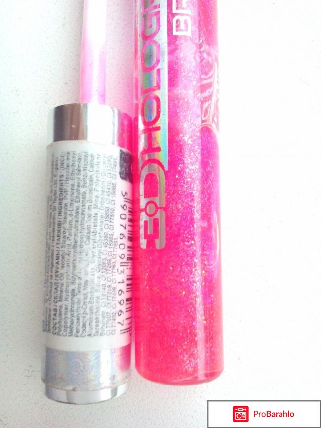 Блеск для губ Eveline 3D HOLOGRAFIC BRILLIANT отрицательные отзывы