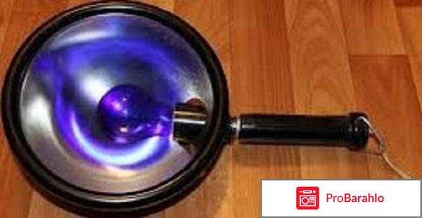 Синяя лампа для прогревания 