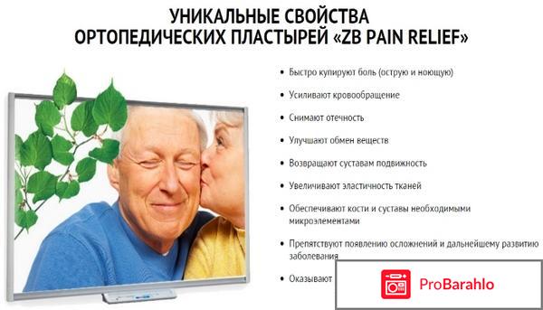 Пластырь zb pain relief цена отрицательные отзывы