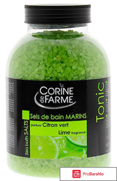 Соль для ванны Sea bath salts Lime Fragrance Corine de Farme отрицательные отзывы