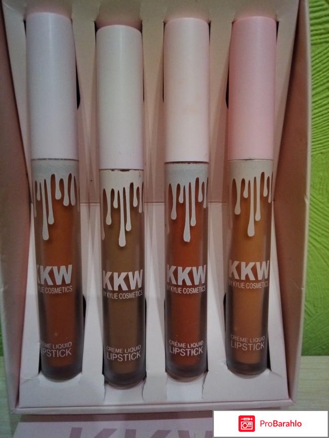 Набор помад KKW CREME LIQUID LIPSTICK отрицательные отзывы