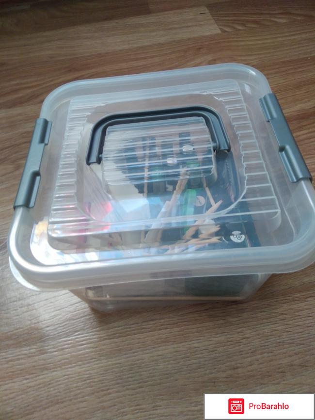 Ящик универсальный с крышкой и клипсами ЛМР Пласт отрицательные отзывы