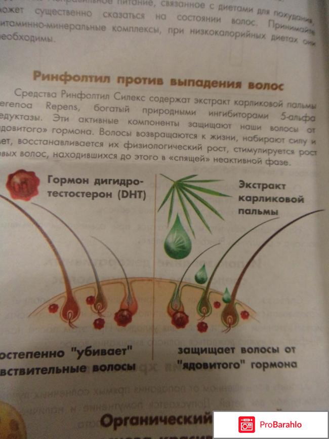 Лосьон в фиалах Rinfontil silex обман