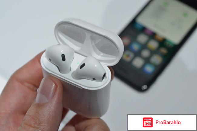 AirPods - беспроводные наушники + кабель для iPhone отрицательные отзывы