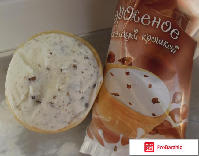 Мороженое ЧГМК с шоколадной крошкой 