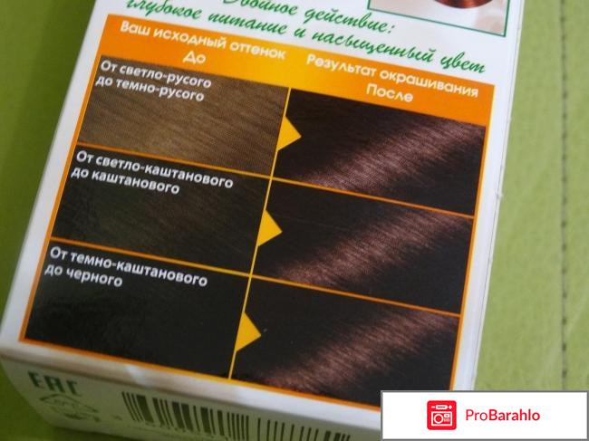 Краска для волос GARNIER Color Naturals с 3 маслами обман